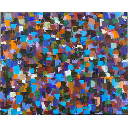 Abstract Expressionism or Leftover Paint #11, by Hakan Unlu, Acrylic On Canvas, 2021