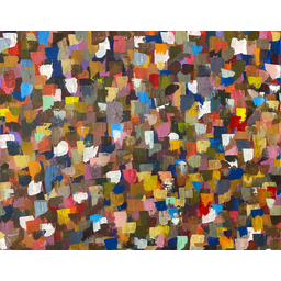 Abstract Expressionism or Leftover Paint #18, by Hakan Unlu, Acrylic On Canvas, 2024