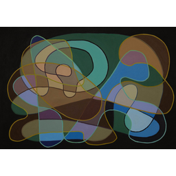Algorithmic Composition #1, by Hakan Unlu, Acrylic On Canvas, 2021