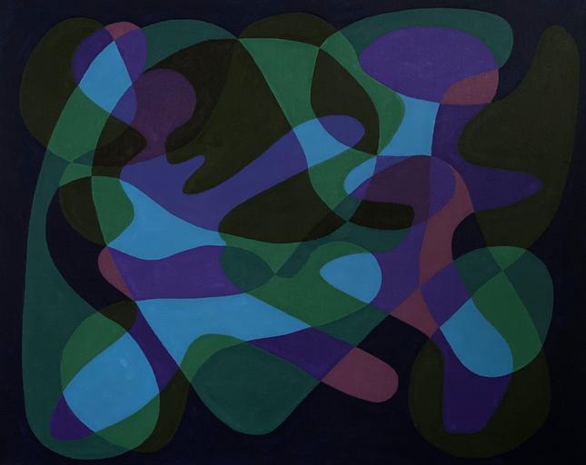 Algorithmic Composition #3, by Hakan Unlu, Acrylic On Canvas, 2022