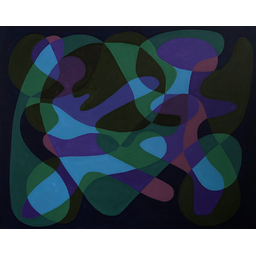 Algorithmic Composition #3, by Hakan Unlu, Acrylic On Canvas, 2022