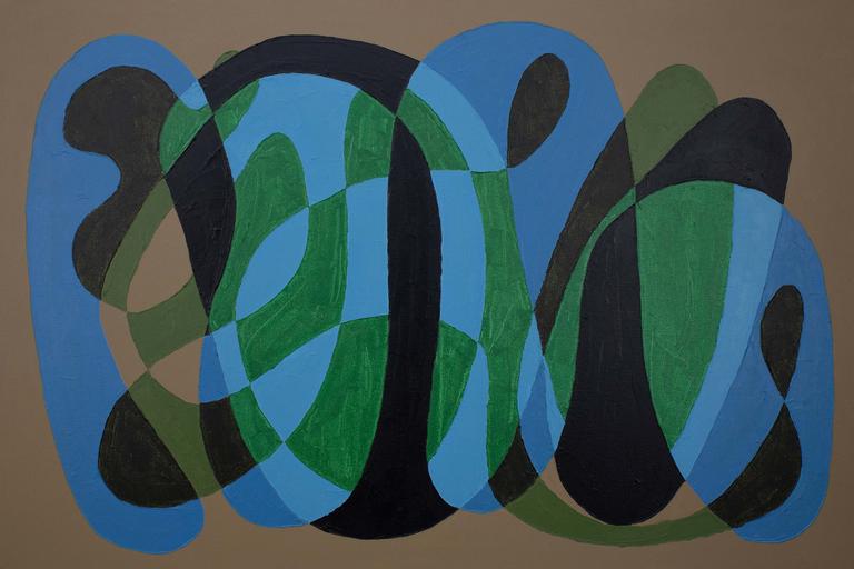 Algorithmic Composition #5, by Hakan Unlu, Acrylic On Canvas, 2022