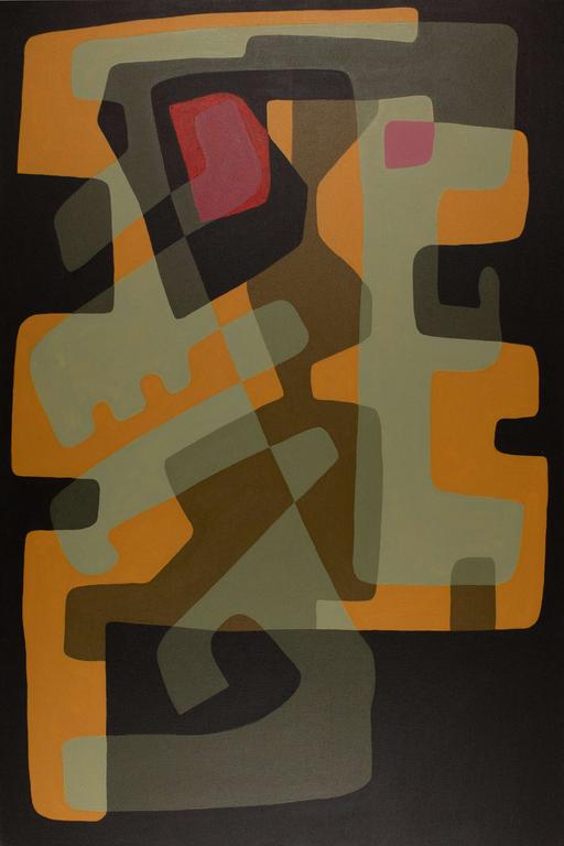 Algorithmic Composition #7, by Hakan Unlu, Acrylic On Canvas, 2022