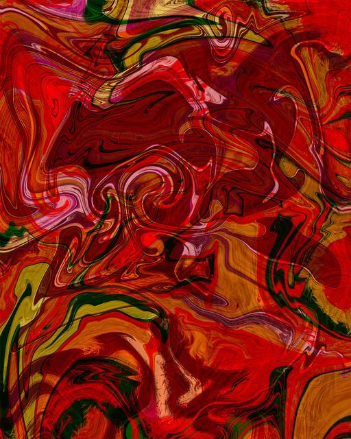 Ebru #10, by Hakan Unlu, Print, 2021